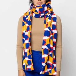 Los Angeles Apparel Women's JQSCARF02 - OpArt Scarf