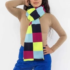 Los Angeles Apparel Women's JQSCARF09 - Bauhaus Grid Scarf