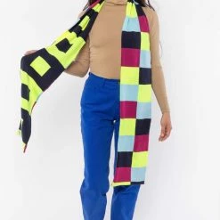 Los Angeles Apparel Women's JQSCARF09 - Bauhaus Grid Scarf