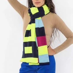 Los Angeles Apparel Women's JQSCARF09 - Bauhaus Grid Scarf