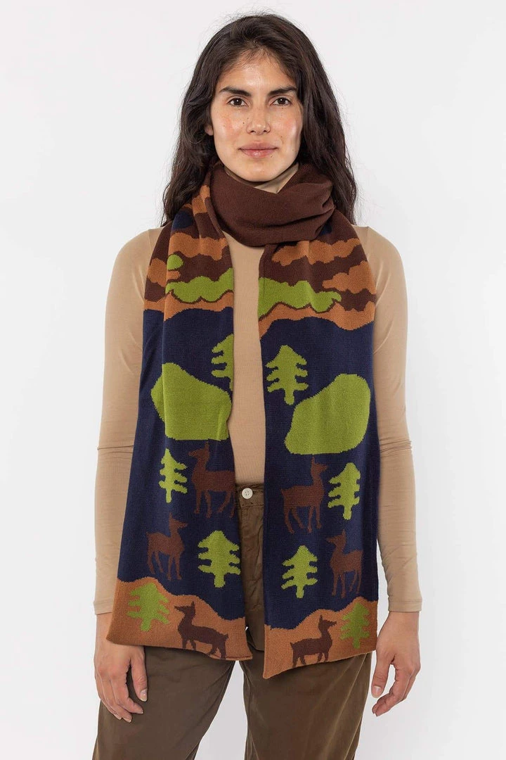 Los Angeles Apparel Women's JQSCARF10 - Woodland Creature Scarf 5 Los Angeles Apparel Women's JQSCARF10 - Woodland Creature Scarf