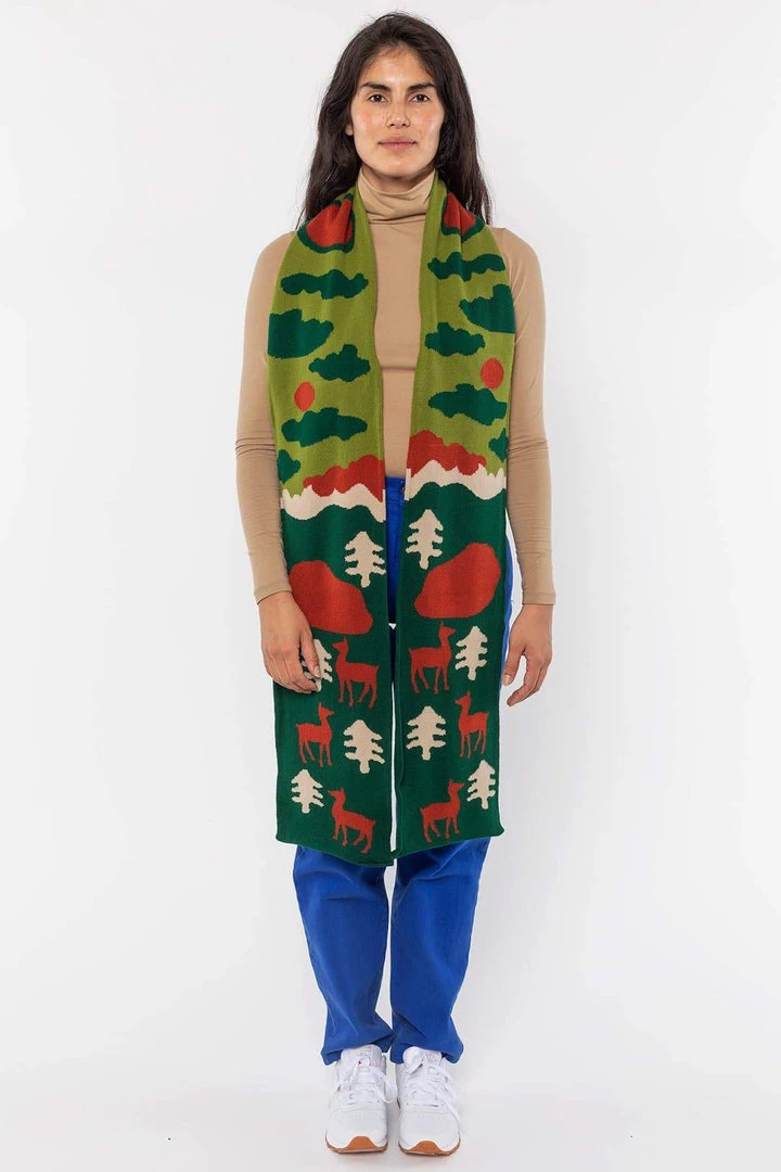 Los Angeles Apparel Women's JQSCARF10 - Woodland Creature Scarf 6 Los Angeles Apparel Women's JQSCARF10 - Woodland Creature Scarf