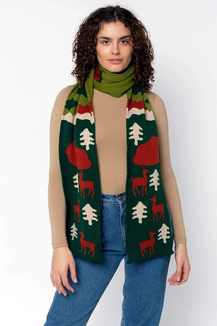 Los Angeles Apparel Women's JQSCARF10 - Woodland Creature Scarf 8 Los Angeles Apparel Women's JQSCARF10 - Woodland Creature Scarf