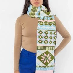 Los Angeles Apparel Women's JQSCARF11 - Fair Isle Scarf
