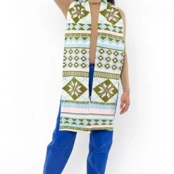 Los Angeles Apparel Women's JQSCARF11 - Fair Isle Scarf