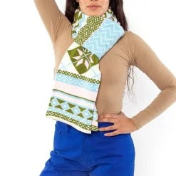 Los Angeles Apparel Women's JQSCARF11 - Fair Isle Scarf
