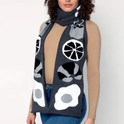 Los Angeles Apparel Women's JQSCARF14 - Le Petit Déjeuner Scarf