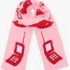 Los Angeles Apparel JQSCARF32 - Toll Free Love Scarf Women's 2 Los Angeles Apparel JQSCARF32 - Toll Free Love Scarf Women's