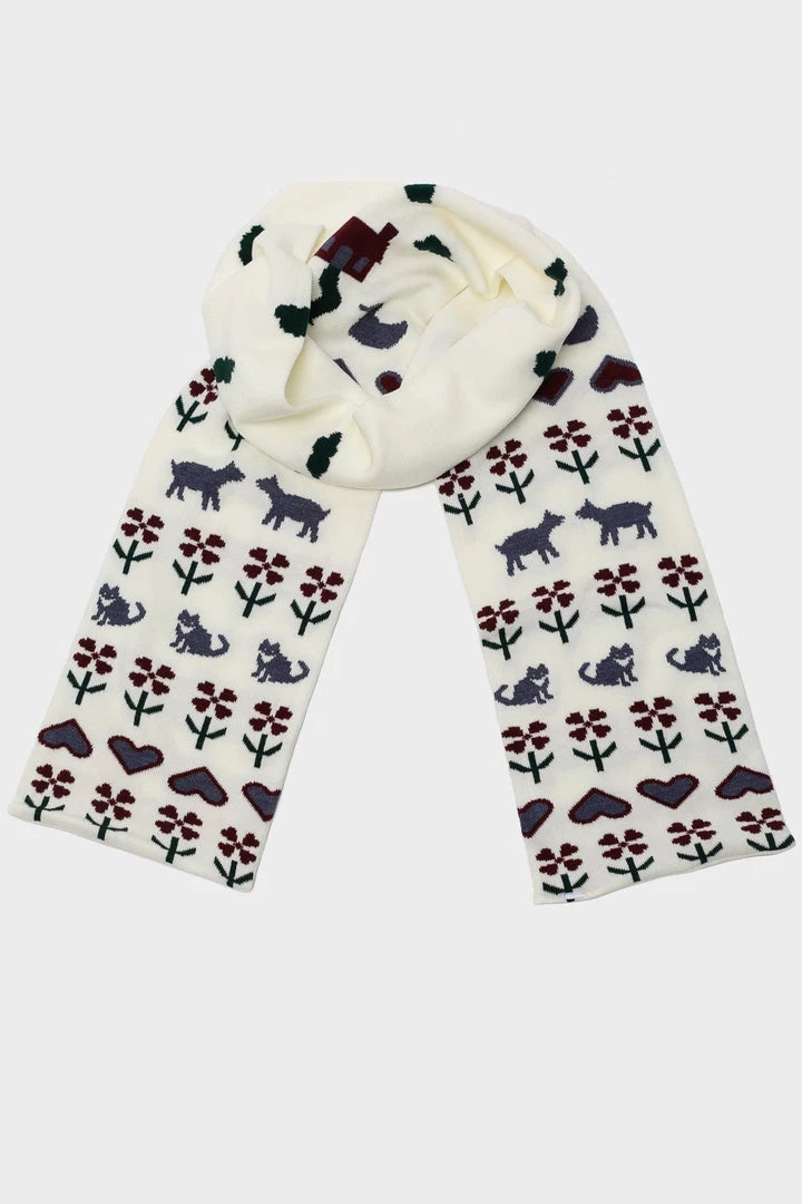 Los Angeles Apparel JQSCARF33 - Pastoral Scarf Women's 4 Los Angeles Apparel JQSCARF33 - Pastoral Scarf Women's