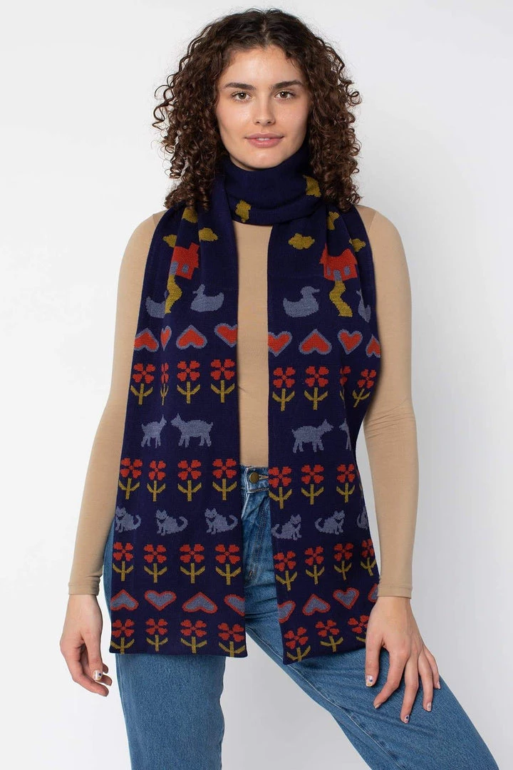 Los Angeles Apparel JQSCARF33 - Pastoral Scarf Women's 7 Los Angeles Apparel JQSCARF33 - Pastoral Scarf Women's