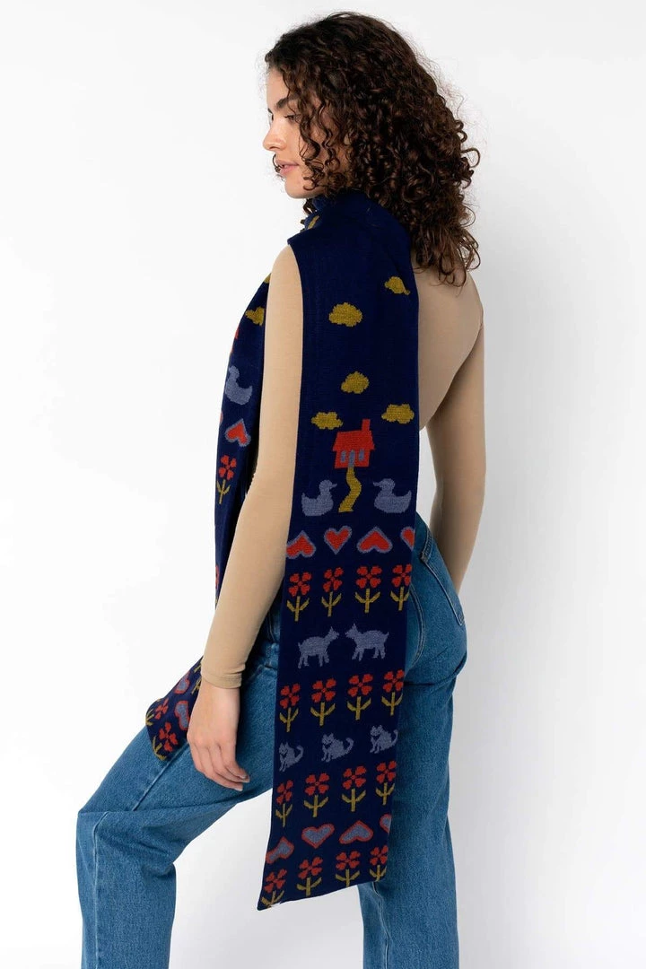 Los Angeles Apparel JQSCARF33 - Pastoral Scarf Women's 8 Los Angeles Apparel JQSCARF33 - Pastoral Scarf Women's