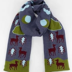 Los Angeles Apparel Women's JQSCARF10 - Woodland Creature Scarf