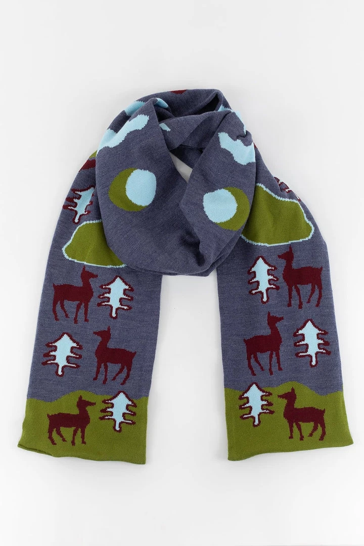 Los Angeles Apparel Women's JQSCARF10 - Woodland Creature Scarf 3 Los Angeles Apparel Women's JQSCARF10 - Woodland Creature Scarf