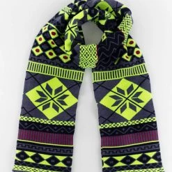 Los Angeles Apparel Women's JQSCARF11 - Fair Isle Scarf