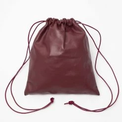 Los Angeles Apparel LMBLTR001 - Lambskin Drawstring Bag Women's 33 Los Angeles Apparel LMBLTR001 - Lambskin Drawstring Bag Women's