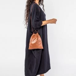 Los Angeles Apparel LMBLTR001 - Lambskin Drawstring Bag Women's 36 Los Angeles Apparel LMBLTR001 - Lambskin Drawstring Bag Women's