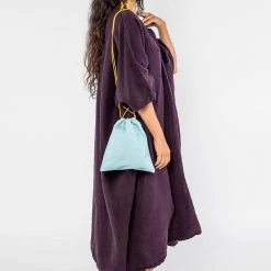 Los Angeles Apparel LMBLTR001 - Lambskin Drawstring Bag Women's 49 Los Angeles Apparel LMBLTR001 - Lambskin Drawstring Bag Women's