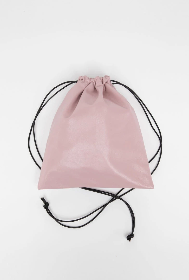 Los Angeles Apparel LMBLTR001 - Lambskin Drawstring Bag Women's 7 Los Angeles Apparel LMBLTR001 - Lambskin Drawstring Bag Women's
