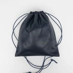 Los Angeles Apparel LMBLTR001 - Lambskin Drawstring Bag Women's 32 Los Angeles Apparel LMBLTR001 - Lambskin Drawstring Bag Women's