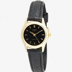 Los Angeles Apparel Women's WCHA109T - Black Casio Leather Watch