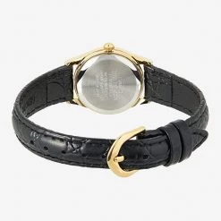 Los Angeles Apparel Women's WCHA109T - Black Casio Leather Watch