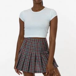 Los Angeles Apparel RGB300P - Plaid Tennis Skirt Women's