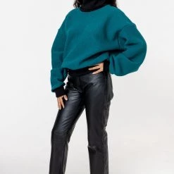 Los Angeles Apparel RWHR313 - Wool Turtleneck Sweater With Heavy Cotton Rib 10 Los Angeles Apparel RWHR313 - Wool Turtleneck Sweater With Heavy Cotton Rib