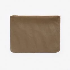 Los Angeles Apparel RLH3434 - Small Leather Zip Pouch Women's