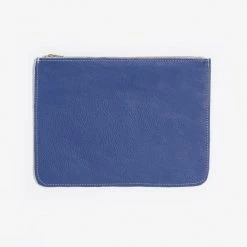 Los Angeles Apparel RLH3434 - Small Leather Zip Pouch Women's