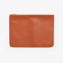 Los Angeles Apparel RLH3434 - Small Leather Zip Pouch Women's