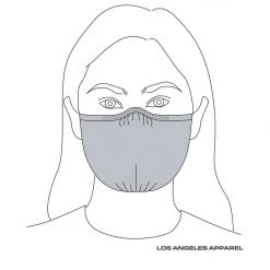 Los Angeles Apparel FACEMASK3 - 3-Pack Cotton Mask
