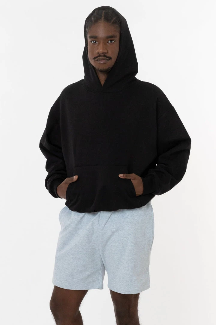 Los Angeles Apparel Men's MWF1049 - 10 Oz. Mid-weight Poly Cotton Fleece Wide Hoodie 4 Los Angeles Apparel Men's MWF1049 - 10 Oz. Mid-weight Poly Cotton Fleece Wide Hoodie