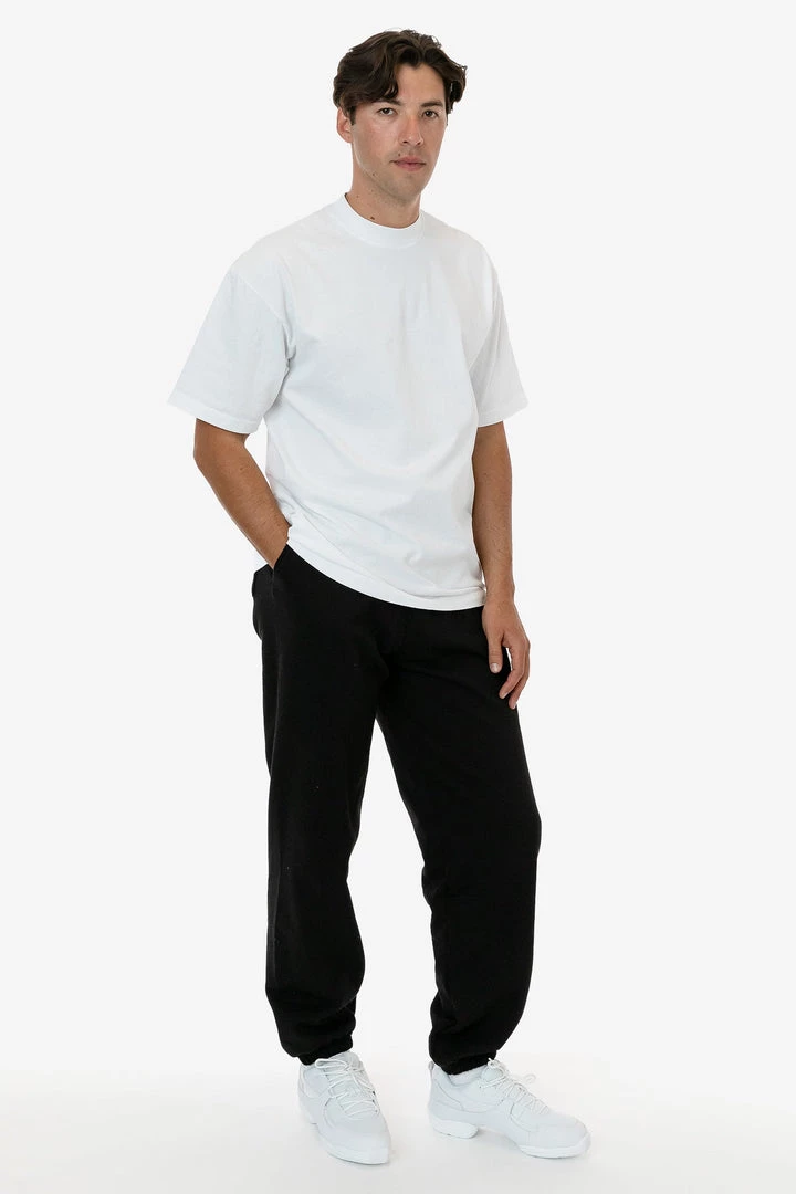 Los Angeles Apparel MWF1044 - 10 Oz. Mid-Weight Poly Cotton Fleece Wide Sweatpant 3 Los Angeles Apparel MWF1044 - 10 Oz. Mid-Weight Poly Cotton Fleece Wide Sweatpant