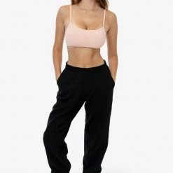 Los Angeles Apparel MWF1044 Unisex - 10 Oz. Mid-Weight Poly Cotton Fleece Wide Sweatpant