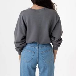 Los Angeles Apparel MWT07GD Unisex - Long Sleeve Garment Dye French Terry Pullover 25 Los Angeles Apparel MWT07GD Unisex - Long Sleeve Garment Dye French Terry Pullover