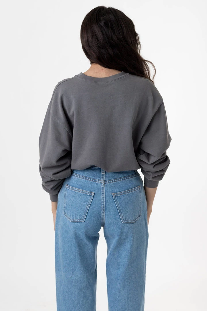 Los Angeles Apparel MWT07GD Unisex - Long Sleeve Garment Dye French Terry Pullover 14 Los Angeles Apparel MWT07GD Unisex - Long Sleeve Garment Dye French Terry Pullover