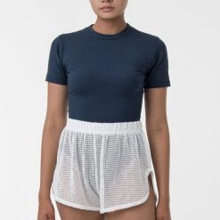 Los Angeles Apparel Women's RIN304 - Cotton Fishnet Shorts 14 Los Angeles Apparel Women's RIN304 - Cotton Fishnet Shorts