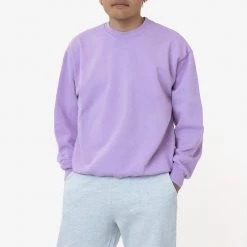 Los Angeles Apparel HF07GD - 14oz. Garment Dye Heavy Fleece Pullover Crewneck Sweatshirt (New & Now) Men's 15 Los Angeles Apparel HF07GD - 14oz. Garment Dye Heavy Fleece Pullover Crewneck Sweatshirt (New & Now) Men's