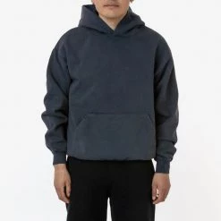 Los Angeles Apparel HF09GD Mix - Garment Dye 14oz. Heavy Fleece Hooded Pullover Sweatshirt (New & Now) Women's