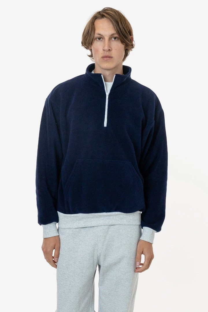 Los Angeles Apparel Men's PF408 - Polar Fleece Half Zip Pullover 9 Los Angeles Apparel Men's PF408 - Polar Fleece Half Zip Pullover