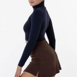 Los Angeles Apparel PON481 - Ponte A-Line Skort Women's 22 Los Angeles Apparel PON481 - Ponte A-Line Skort Women's