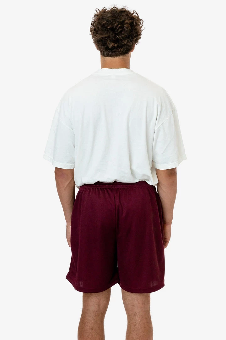 Los Angeles Apparel Men's PPQ42 - Poly Pique Mesh Mid-Length Shorts 19 Los Angeles Apparel Men's PPQ42 - Poly Pique Mesh Mid-Length Shorts