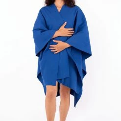 Los Angeles Apparel RHFR399GD - Heavy Cotton Rib Poncho Women's