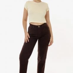 Los Angeles Apparel RBDW01GD - Garment Dye Women's Relaxed Fit Bull Denim Jean (New Colors)