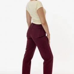 Los Angeles Apparel RBDW01GD - Garment Dye Women's Relaxed Fit Bull Denim Jean (New Colors)