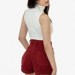 Los Angeles Apparel RBDW05GD - Bull Denim Garment Dye Cuff Short (New Colors)