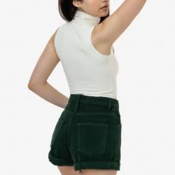 Los Angeles Apparel RBDW05GD - Bull Denim Garment Dye Cuff Short (New Colors)