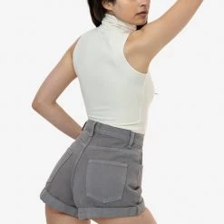 Los Angeles Apparel RBDW05GD - Bull Denim Garment Dye Cuff Short (Summer Color Edition) Women's 20 Los Angeles Apparel RBDW05GD - Bull Denim Garment Dye Cuff Short (Summer Color Edition) Women's