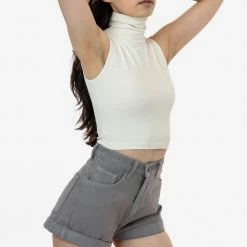 Los Angeles Apparel RBDW05GD - Bull Denim Garment Dye Cuff Short (Summer Color Edition) Women's 21 Los Angeles Apparel RBDW05GD - Bull Denim Garment Dye Cuff Short (Summer Color Edition) Women's