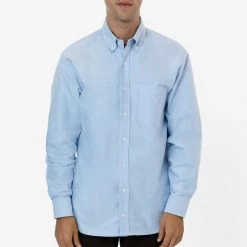 Los Angeles Apparel RCP402 - Classic Long Sleeve Oxford Button Down Shirt